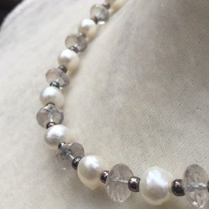 Pearl and Prasiolite